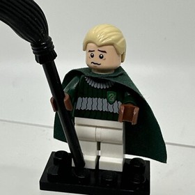 authentic LEGO minifigure Draco Malfoy Quidditch Uniform hp108 Harry Potter 4737