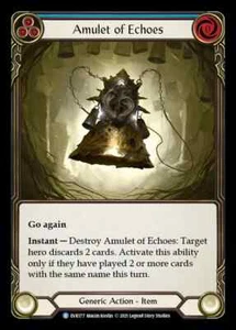 1x Amulet of Echoes - NM - Everfest -  Flesh and Blood Rare - Picture 1 of 1