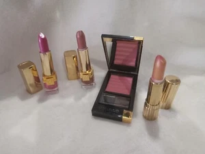 Estée Lauder Pink Kiss Tender Blush Blush Douceur And 3 Lipsticks, Lot Of 4 - Picture 1 of 20