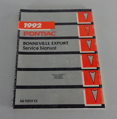 Elettrico Diagnostica Manuale/Manuale di Servizio Pontiac Bonneville - Immagine 1 di 4