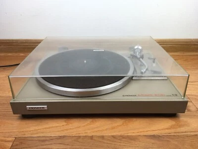 Tocadiscos estéreo PIONEER PL-514 2 velocidades retorno automático transmisión por correa 1977 JAPÓN LEER  Foto 1 de 4