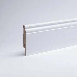 Sockelleiste Berliner Profil weiß 100mm Höhe 7,99 € / Stück (3,33 €/m) - Bild 1 von 3
