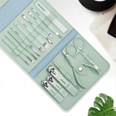 Nail Clippers Portable Set Professional Manicure Kit with Storage Tools - Image 1 of 4
