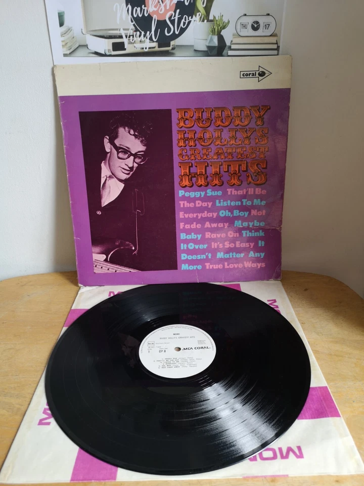 Buddy Hollys Greatest Hits Orginal Mono Release MCA/ Coral Records 1958 VG / VG+ - Image 1 of 4
