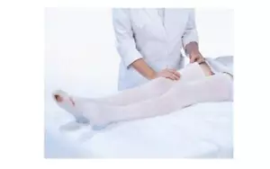 McK CAP Thigh High Large, 18 mmHg Long Open Toe Anti-embolism Stockings #632 - Picture 1 of 1