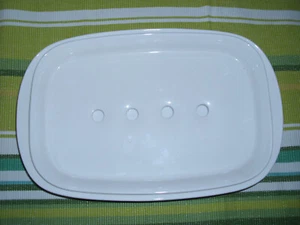 Tchibo Porzellan Spargelplatte Servierplatte mit Abtropf-Einsatz wie neu - Bild 1 von 3