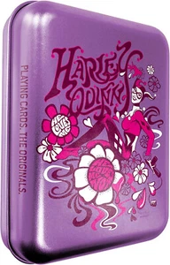 Cartamundi DC COMICS HARLEY QUINN Playing Cards in Tin/Deck/Poker/Magic/Magician - Picture 1 of 2