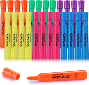 Highlighters Bulk, 24 Pack Tank Style Highlighters Assorted Fluorescent Colors S - Picture 1 of 7