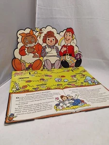 Vintage Base Only for Raggedy Ann Pop-Up Tea Party Colorforms #4101 1974 - Picture 1 of 9