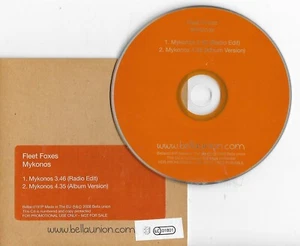 FLEET FOXES - mykonos - CD 2 tracks - Imagen 1 de 1