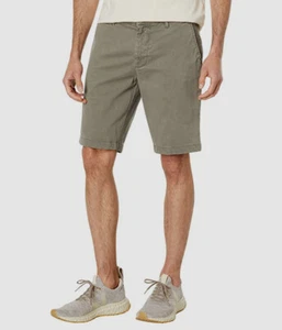 $125 Adriano Goldschmied Men's Tailored Green Flat Front Chino Shorts Size 36 - Picture 1 of 5