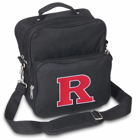 RUTGERS Travel Bag Small RU Logo Shoulder Bag Camera Bags - REAL METAL HARDWARE! Cover