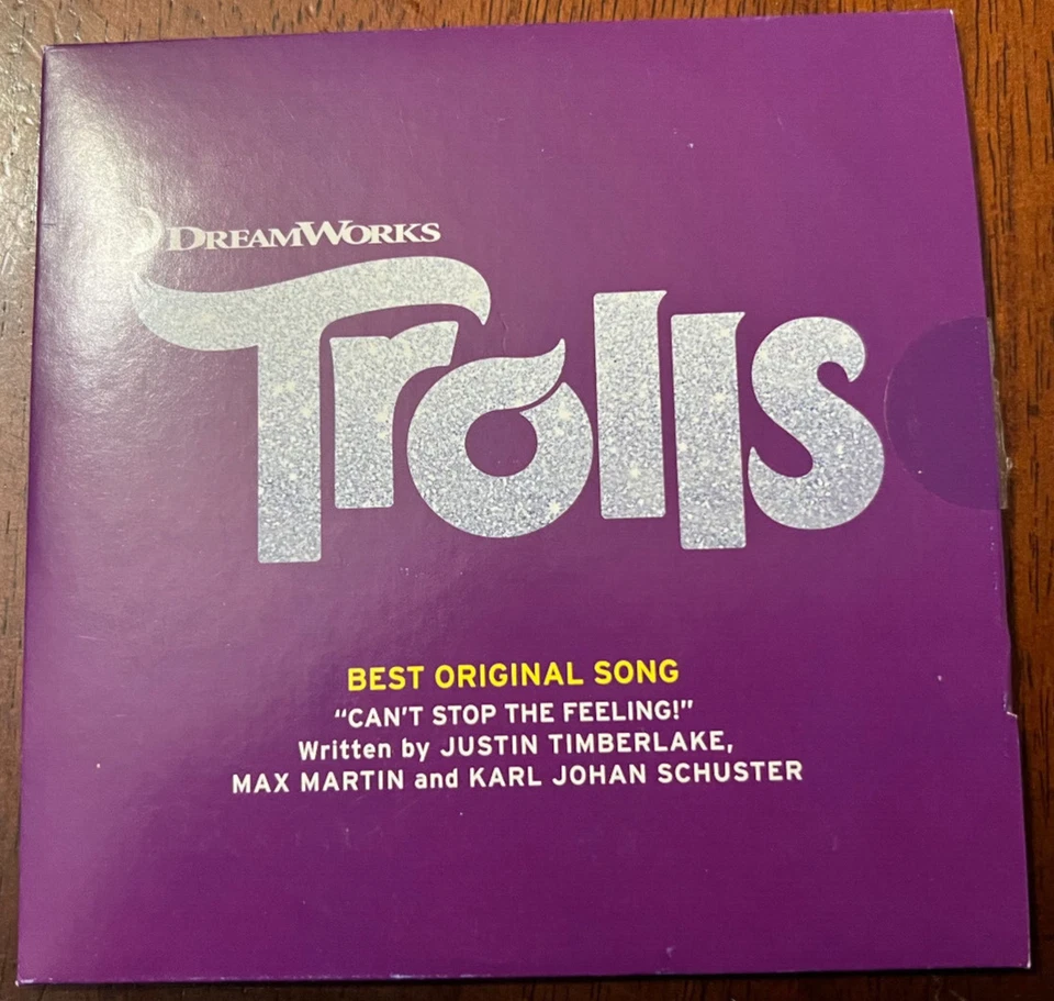 Trolls single CD Justin Timberlake best original song FYC awards promo Can't Sto - Image 1 of 1