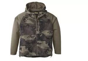 Cabela's Men's Berber Fleece Hybrid Jacket Outfitter Brown Camo Hunting Jacket - Picture 1 of 9