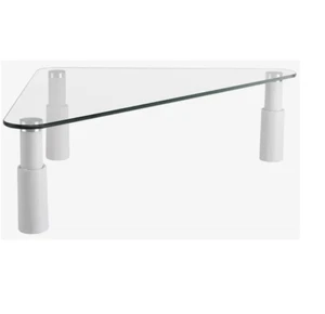 NEW Ergovida ESS-102 Glass Monitor Desk Riser - Triangular - Picture 1 of 3