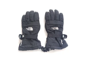 North Face Youth HyVent 5 Finger Fleece Lined Black Snow Gloves Sz. YM - Picture 1 of 3