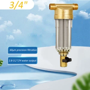 Whole House Spin Down Water Pre-Filter Sediment Water Filter Reusable - Picture 1 of 14