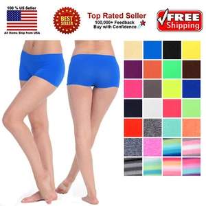 Nahtlose Stretch Micro Jungenshorts Spandex Workout Biker heiße Hose EINHEITSGRÖSSE - Bild 1 von 24