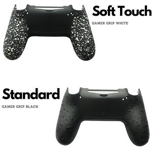 PS4 Controller Gamer Grip Gehäuse Cover Shell Anti Sweat Black White JDM 040-055