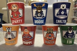 Tim Hortons NHL Teams Mascot Cups 2019 Set of Seven NEW - Bild 1 von 3