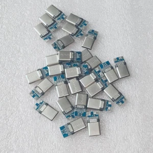 5X USB 3.1 Type C Male DIY Solder Cable Plug Connector Socket Attached PC Board - Picture 1 of 4