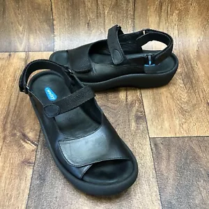 Women's Size 41 US 9.5-10 WOLKY NIMES Slingback Sandals Leather Strap Comfort - Picture 1 of 10