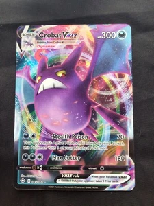 Pokemon: Shining Fates Ultra Rare: Crobat VMAX 45/72 - Picture 1 of 11