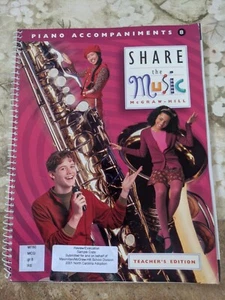 Grade 8 Share the Music Teacher's Edition Spiral Bound Piano Accompaniments - Picture 1 of 8