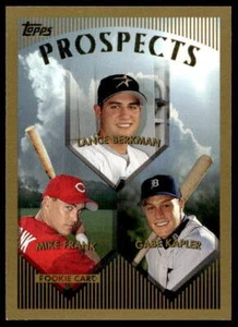 1999 Topps #205 Lance Berkman / Mike Frank / Gabe Kapler Houston Astros - Foto 1 di 2
