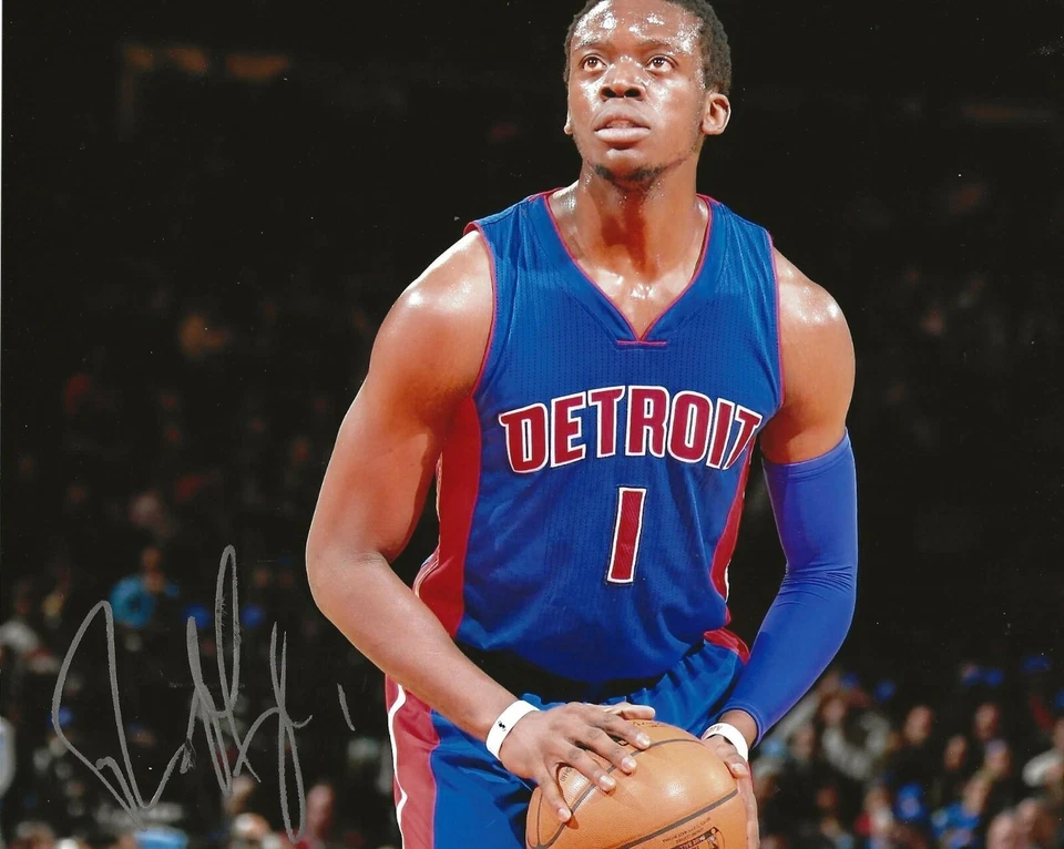 Реджи Джексон подписал Detroit Pistons 8 x 10 фото с автографом  - Изображение 1 из 1