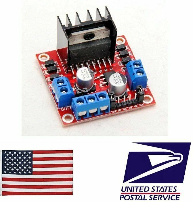 L298N Dual H Bridge Stepper Motor Driver Controller Board Module Raspberry Pi HO