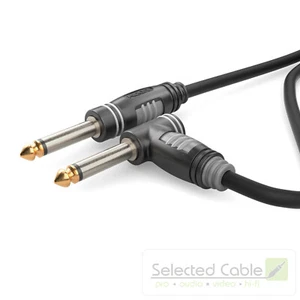 SOMMER CABLE Basic 3m Instrumentenkabel 6,3mm Klinke abgewinkelt HBA-6M6A-0300 - Bild 1 von 4