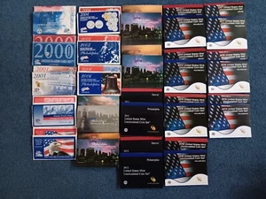 MINT SET RUN 1999-2019 ORIGINAL US MINT PACKAGING "BID" PRICE - Picture 1 of 1