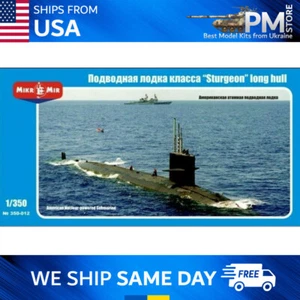Mikro Mir 350-012 American Nuclear-powered Submarina Sturgeon long hull 1/350 - Picture 1 of 12