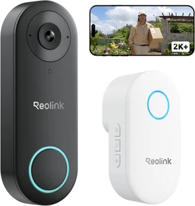 5MP Videocitofono Wi-Fi 2,4/5 Ghz Con Chime, Rilevamento E Avvisi Di Uomo, Video - Foto 1 di 12