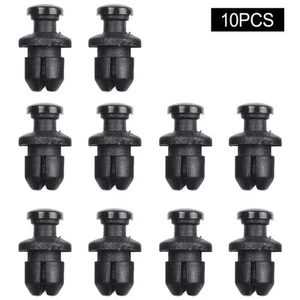 10pcs/Set Car Fairing Clips 2 X 1.1cm 8mm Hole Accessories Black Bodywork - Picture 1 of 16