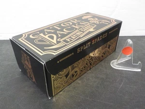 G1008 David Blaine Split Spades Rose Gold Gatorback Playing Cards - Brick of 12 - Picture 1 of 9