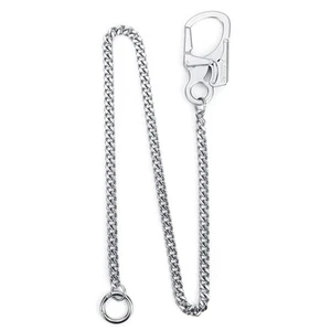 Biker Wallet Chain, Heavy Duty Pocket Chain with Round Clasp, Men Chains for ... - Picture 1 of 7