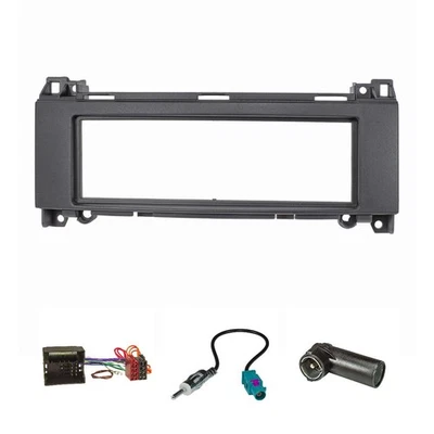 TOMZZ AUDIO Radioblende Set passend für Mercedes A-Klasse W169 B-Klasse W245 Sprinter W906