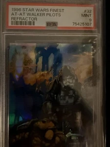 1996 Star Wars Finest Refractor #32 AT-AT Walker Pilots PSA 9 - Bild 1 von 1