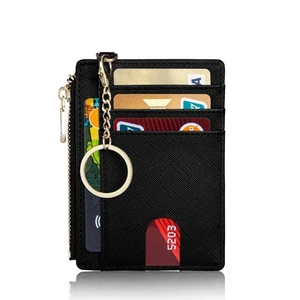 Slim Pocket Wallet, RFID Blocking Credit Card Holder Wallet with D-Shackle ID... - Picture 1 of 6