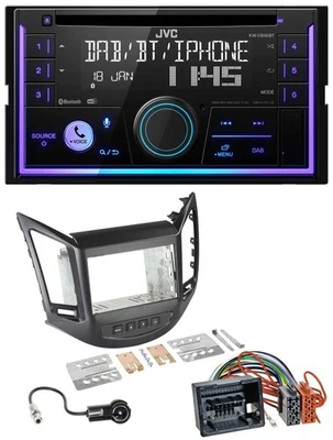 JVC MP3 USB 2DIN DAB Bluetooth CD Autoradio für Chevrolet Orlando KL1Y/KL1YN ab - Bild 1 von 4