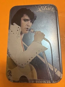 New Elvis Presley Gift Card Tin by Seastone Steel Blue Vintage FREE SHIPPING - Picture 1 of 3