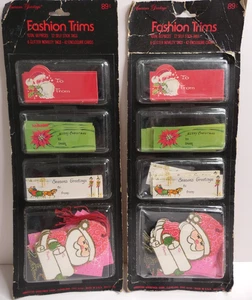 Vintage Deadstock American Greetings 70s Christmas Tags 2 Packs à 60 Retro Holiday - Bild 1 von 10