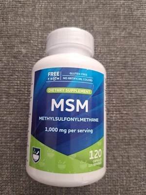 MSM Rite Aid Essential Minerals Cartílago, Colágeno, Cabello 1000mg, 120 Cápsulas Exp06/27 Foto 1 de 2