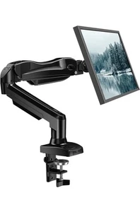 HUANUO Single Monitor Mount, 13 to 32 Inch Gas Monitor Arm, Adjustable Stand, - Photo 1/7