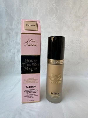 Too Faced Born This Way - Porcelain-Matte Oil Free 24 Hour Longwear Foundation - Image 1 of 4