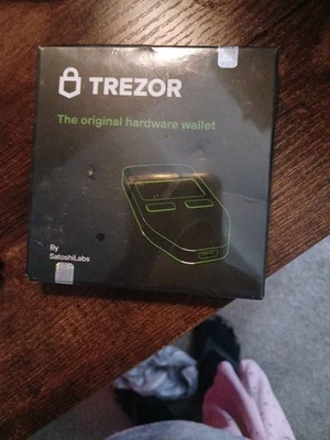 Trezor Model One Cryptocurrency Hardware Wallet New Sealed In Box - Image 1 of 4
