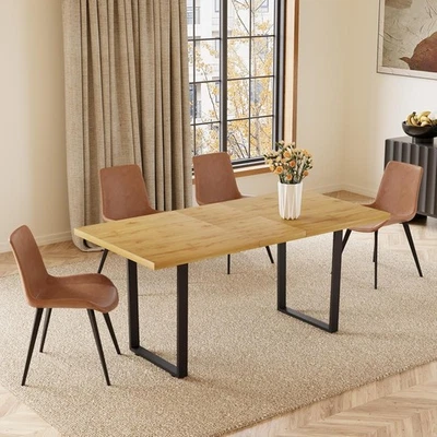JIEXI 51-66.9"Extendable Table Set For 4,Kitchen Dining table &chair,dining room - Image 1 of 4