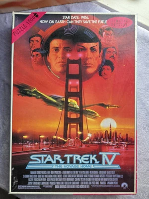 vintage Puzzle star trek King 1000 Pieces With  Certificate 1989 Collectables - Image 1 of 4